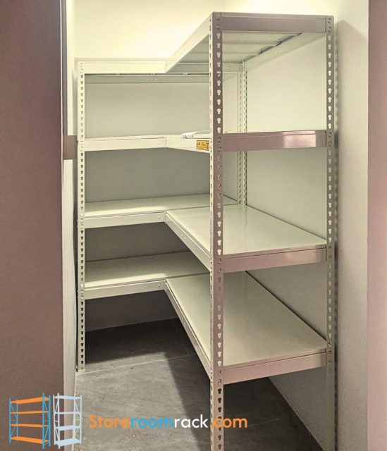 L Shaped Bomb Shelter Rack — Installation At Hougang