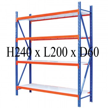 Warehouse Rack H240 x L200 x D60cm